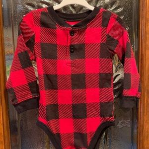 Garanimals, 18 months, black & red plaid